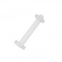 Labret- / Lippenpiercing-Retainer Transparent Bioflex Flexibel