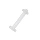 Labret- / Lippenpiercing-Retainer Transparent Bioflex Flexibel