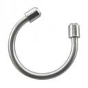 Hufeisen-Piercing Chirurgenstahl 316L Zylinder