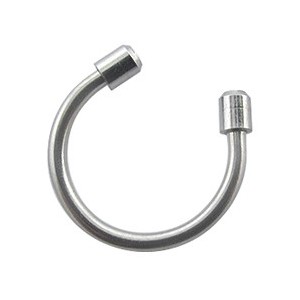 Hufeisen-Piercing Chirurgenstahl 316L Zylinder