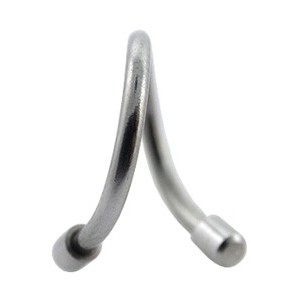 Spiral- / Helix-Piercing Chirurgenstahl Zylinder