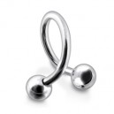 Spiral- / Helix-Piercing Chirurgenstahl Kugeln