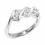 Zirconium 925 Sterling Silver 925ZC-1 Ring Jewel