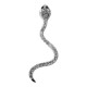Colgante Plata de Ley 925 Zirconia Serpiente