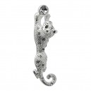 Zirconia 925 Sterling Silver Leopard Pendent