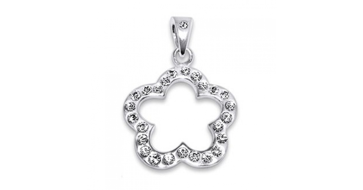 Grand Pendentif Trèfle à Quatre Feuilles En Argent Sterling - France