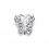 Pendentif Argent Massif 925 Zirconium Petit Papillon
