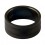 316L Steel Black Anodized Ring w/ Double Stripe