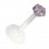 Medusa-Piercing Stecker Bioflex Push-Fit Stern Helllila
