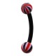 Arcade Beach Ball Bioflex / Bioplast Noir / Rouge Boules