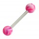 Pink / Purple Ice Cream Acrylic Tongue Bar Ring