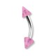 Augenbrauen Acryl Rosa Transparent Spitzen