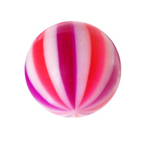 Acrylic Pink/Purple Piercing Only Beach Ball