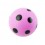 Acrylic UV Hand Painted Black/Pink Points Barbell Ball