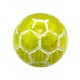 Transparent Yellow Acrylic Cracked Orb Piercing Ball