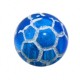 Boule Piercing Acrylique Orbe Craquelée Bleue Foncé Transparente