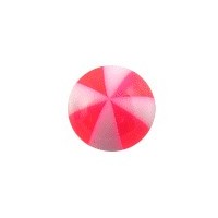 Piercing Kugel Acryl Ball 8 Flächen Rosa