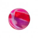 Boule Acrylique Vortex Rose / Violet
