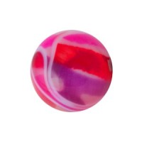 Boule Piercing Acrylique Vortex Rose / Violet