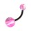 Pink Candy Acrylic Belly Button Ring