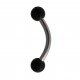 Arcade Acrylique avec Boules Pleines Noires