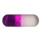 Purple/White UV Acrylic Only Capsule for Piercing