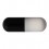 Black/White UV Acrylic Only Capsule for Piercing