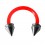 Ohr- / Tragus-Piercing Flexibel Rot Hohlspitzen Stahl 316L