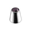 Einzelner Piercing-Kegel mit Lilanem Strass