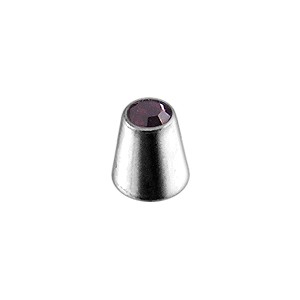 Piercing Only Cone with Purple Strass