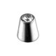 Einzelner Piercing-Kegel mit Weißem Strass