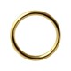 Conch- / Labret-Piercing Segment-Ring Eloxiert Golden