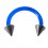Ohr- / Tragus-Piercing Flexibel Dunkelblau Zwei Sptizen Stahl 316L