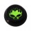 Bola para Piercing Lengua / Ombligo Acrílico Negro Logo UV Cráneo Llama Fuegos