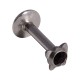 Lippen- / Labret-Piercing Push-Fit Stahl 316L Strassstein Schmetterling Schwarz