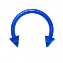 Tragus- / Septum-Piercing Bioplast Dunkelblau Spitzen
