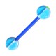 Langue Flexible Etoile & Fleur Bleu / Vert