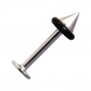 Lippen- / Tragus-Piercing Chirurgenstahl 316L Spitze und O-Ringe