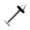 Piercing Tragus / Lippe Chirurgenstahl 316L Spitze und O-Ringe