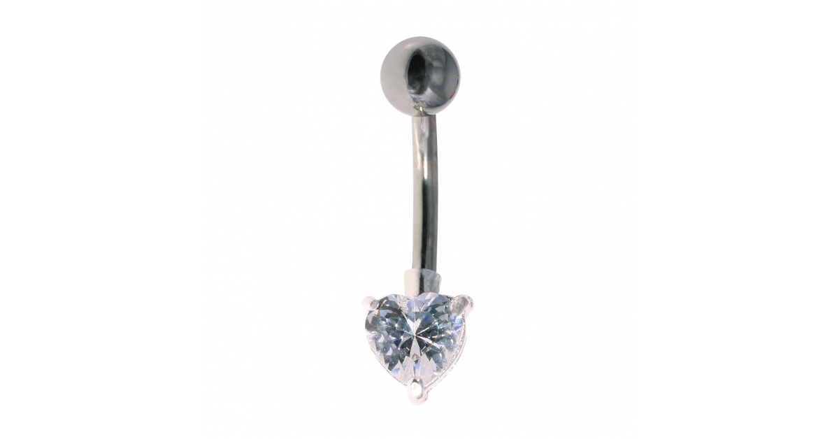 Diamond hot sale navel ring