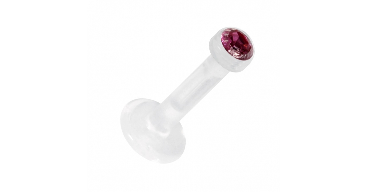 Bioflex Push Fit Retainer For Labret, Monroe, Lip, Nose & Ear Piercings – 16g, 2.5mm Ball 11 thumbnail image