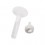 Piercing Labret / Lippe Push-Fit Bioflex Flexibel Strass Türkis