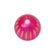 Boule Acrylique UV Fleur 32 Faces Rose pour Piercing Lèvre