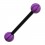 Black/Purple Basket Ball Bioflex Tongue Ring