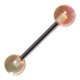 Langue Fantaisie avec Boules Acryliques Effet Nacré