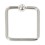 Ring- / Labret-Piercing Quadrat Chirurgenstahl 316L BCR/CBR Klemmkugel