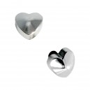 316L Surgical Steel Microdermal Piercing / Dermal Anchor Embossed Heart