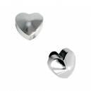 Microdermal-Piercing / Dermal Anchor Chirurgenstahl 316L Herz Relief
