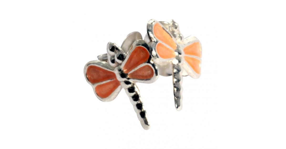 Parure Libellule Argent Et Zirconium - Collier + Boucles D'oreilles - 3 Pièces