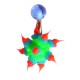 Green/Blue/Red Chantilly Spikes Biocompatible Silicone Belly Bar Navel Button Ring